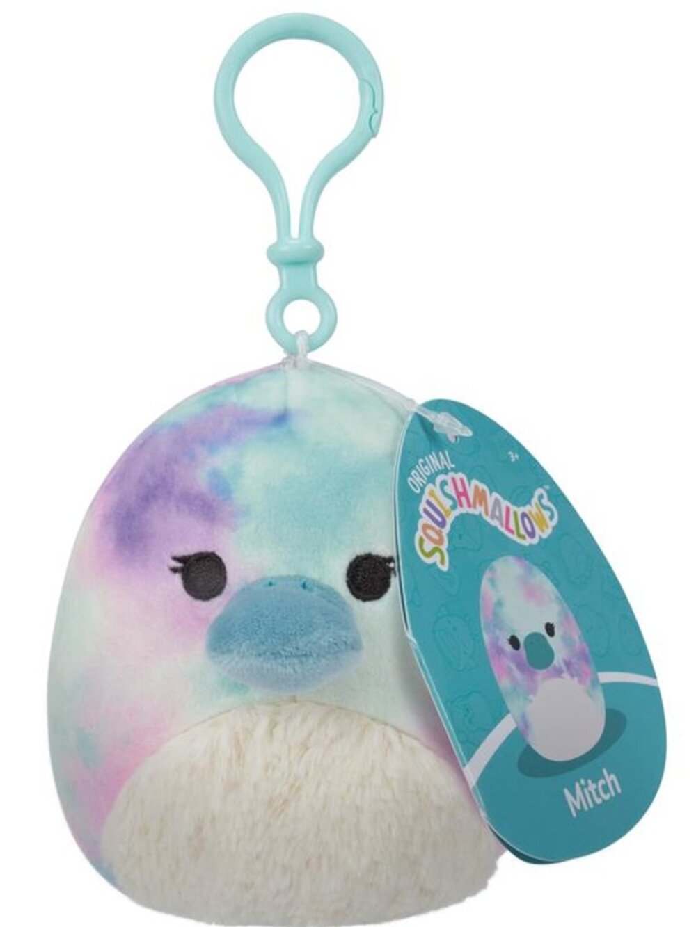 Squishmallows™ Mini 3.5 Inch Clip-On Plush Mitch